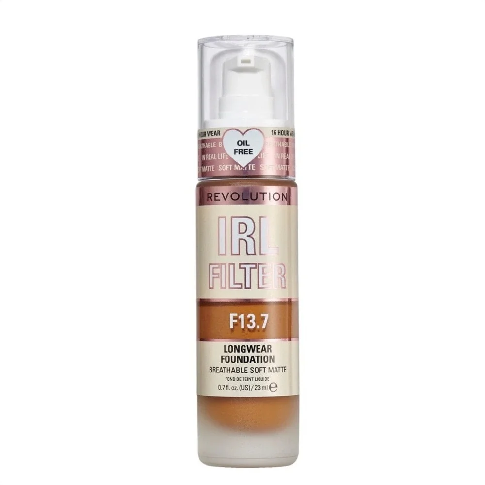 Revolution IRL Filter Longwear Foundation F13.7 Breathable Soft Matte 0.7oz 23ml
